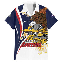 Personalized American Samoa Family Matching Summer Maxi Dress and Hawaiian Shirt Amerika Samoa Bald Eagle