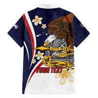 Personalized American Samoa Hawaiian Shirt Amerika Samoa Bald Eagle