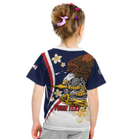 Personalized American Samoa Kid T Shirt Amerika Samoa Bald Eagle