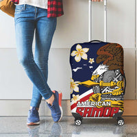 Personalized American Samoa Luggage Cover Amerika Samoa Bald Eagle