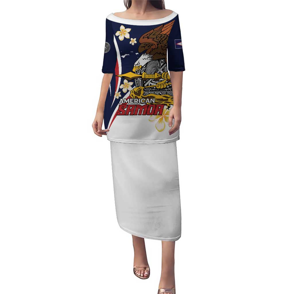 Personalized American Samoa Puletasi Amerika Samoa Bald Eagle