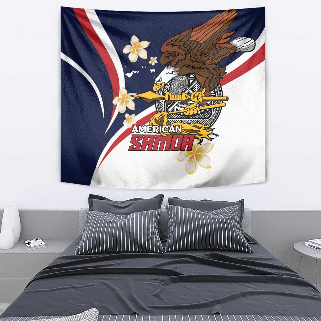 Personalized American Samoa Tapestry Amerika Samoa Bald Eagle