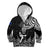 Custom New Zealand Silver Fern Rugby Kid Hoodie Maori Tiki Player With Ta Moko Tribal LT01 - Polynesian Pride