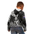 Custom New Zealand Silver Fern Rugby Kid Hoodie Maori Tiki Player With Ta Moko Tribal LT01 - Polynesian Pride