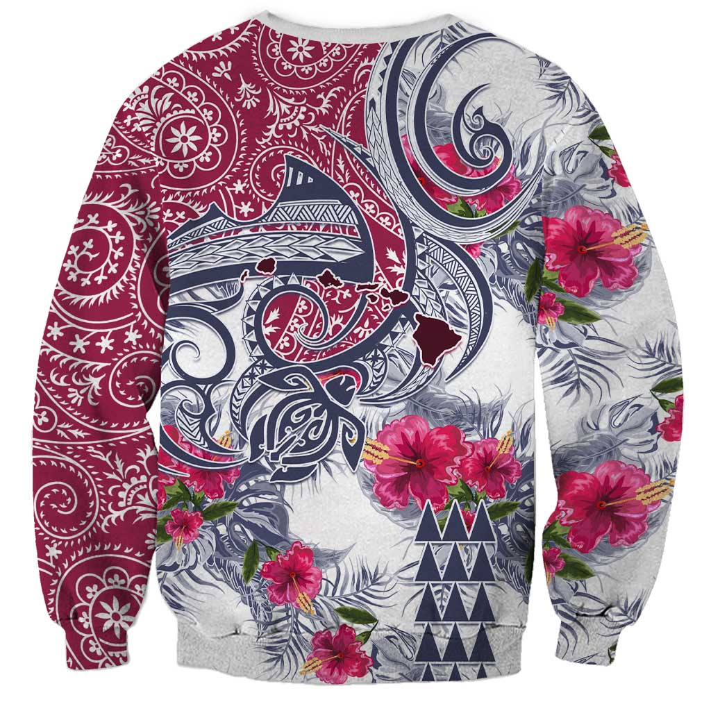 Hawaii Kakau Mix Paisley Pattern Sweatshirt Polynesian Tropical Unique Style LT01 - Polynesian Pride