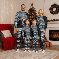 Native American Chief Skull With Axe Christmas Pajama Set LT01 - Polynesian Pride