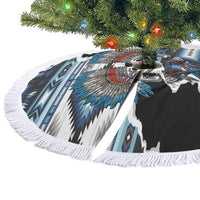 Native American Chief Skull With Axe Tree Skirt LT01 - Polynesian Pride