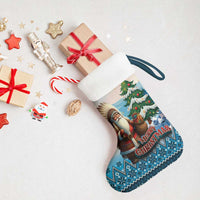 Native American Santa Claus Christmas Stocking Merry Christmas 2025 - Polynesian Pride