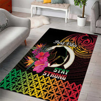 Vanuatu Port Vila Stay Strong Area Rug Long God Yumi Stanap