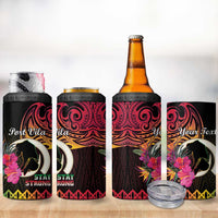 Personalised Vanuatu Port Vila Stay Strong 4 in 1 Can Cooler Tumbler Long God Yumi Stanap LT01 - Polynesian Pride