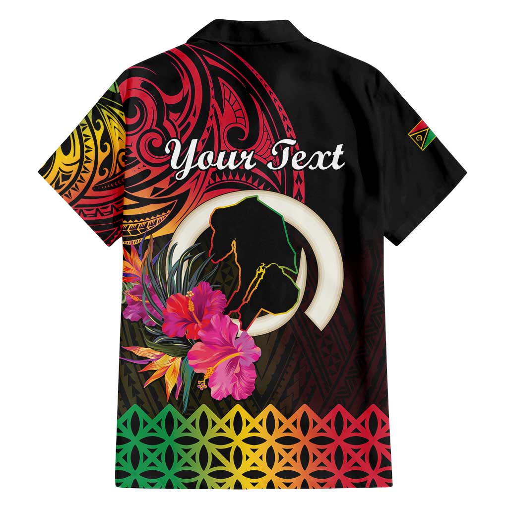 Personalised Vanuatu Port Vila Stay Strong Family Matching Tank Maxi Dress and Hawaiian Shirt Long God Yumi Stanap LT01 - Polynesian Pride