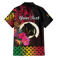 Personalised Vanuatu Port Vila Stay Strong Family Matching Tank Maxi Dress and Hawaiian Shirt Long God Yumi Stanap LT01 - Polynesian Pride