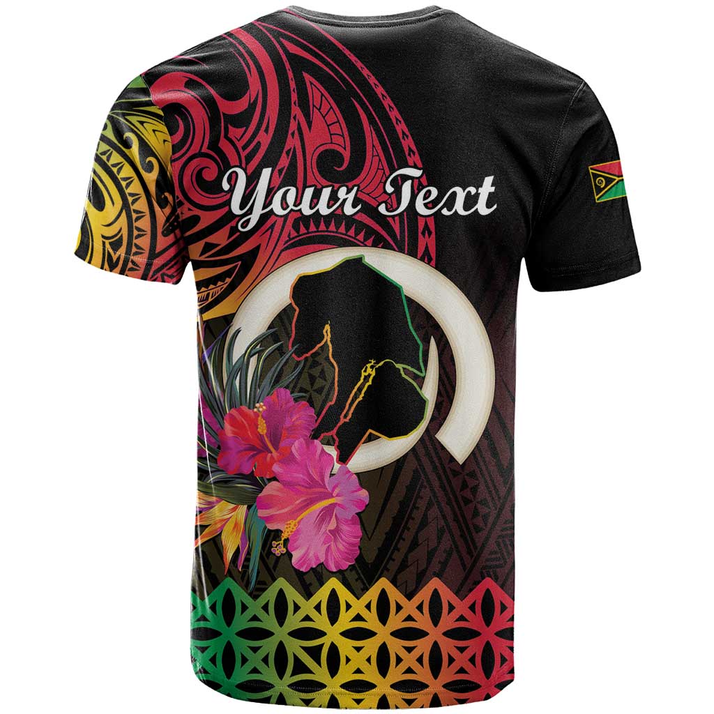 Personalised Vanuatu Port Vila Stay Strong T Shirt Long God Yumi Stanap LT01 - Polynesian Pride
