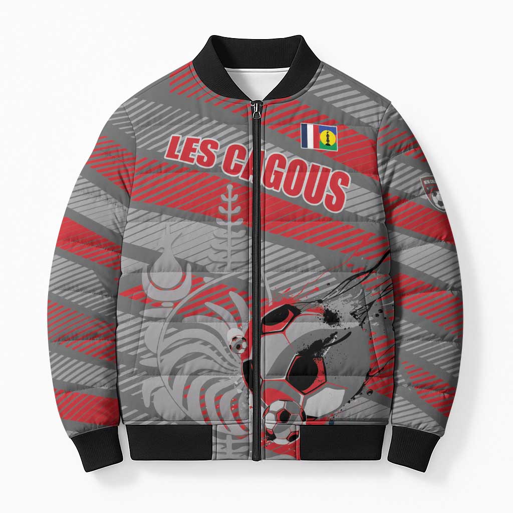 Custom Football 2026 New Caledonia Bomber Puffer Jacket Kagus Come On
