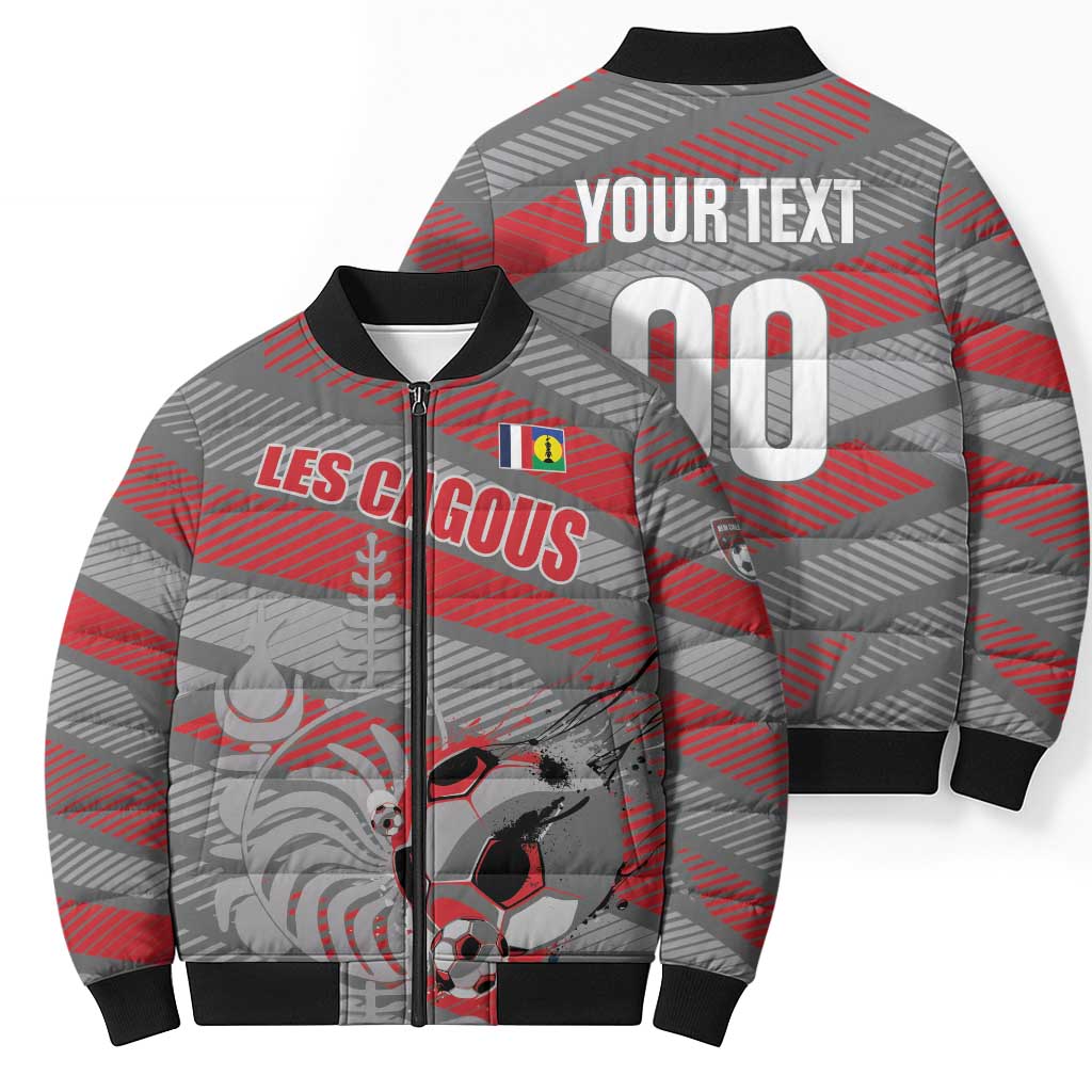 Custom Football 2026 New Caledonia Bomber Puffer Jacket Kagus Come On