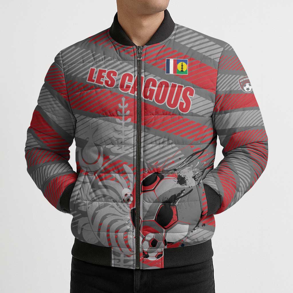 Custom Football 2026 New Caledonia Bomber Puffer Jacket Kagus Come On
