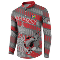 Custom Football 2026 New Caledonia Button Sweatshirt Kagus Come On
