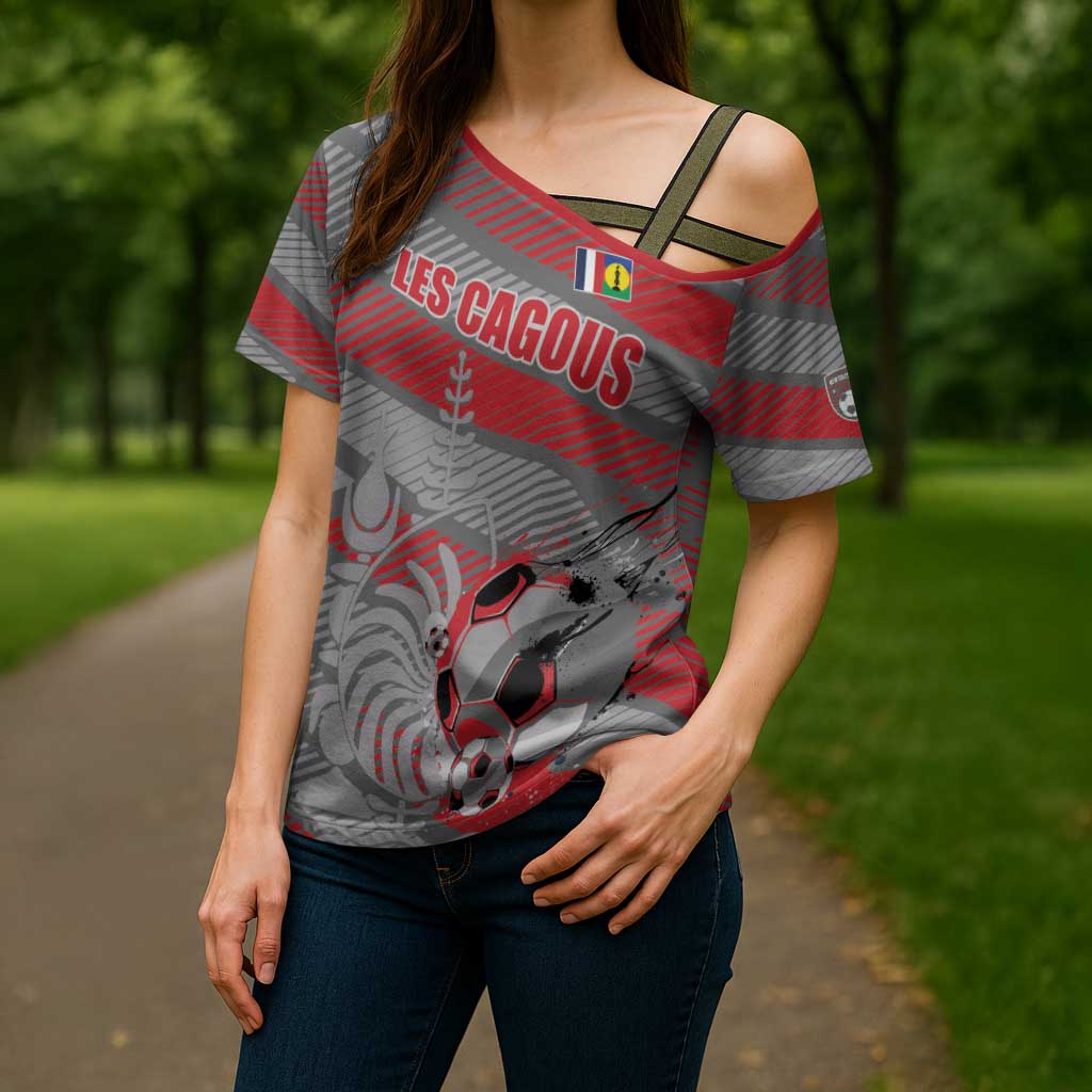 Custom Football 2026 New Caledonia Cross Shoulder Shirt Kagus Come On