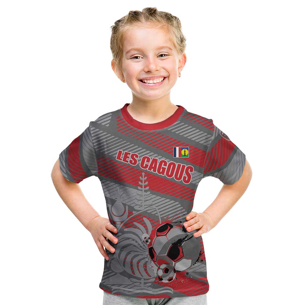 Custom Football 2026 New Caledonia Kid T Shirt Kagus Come On