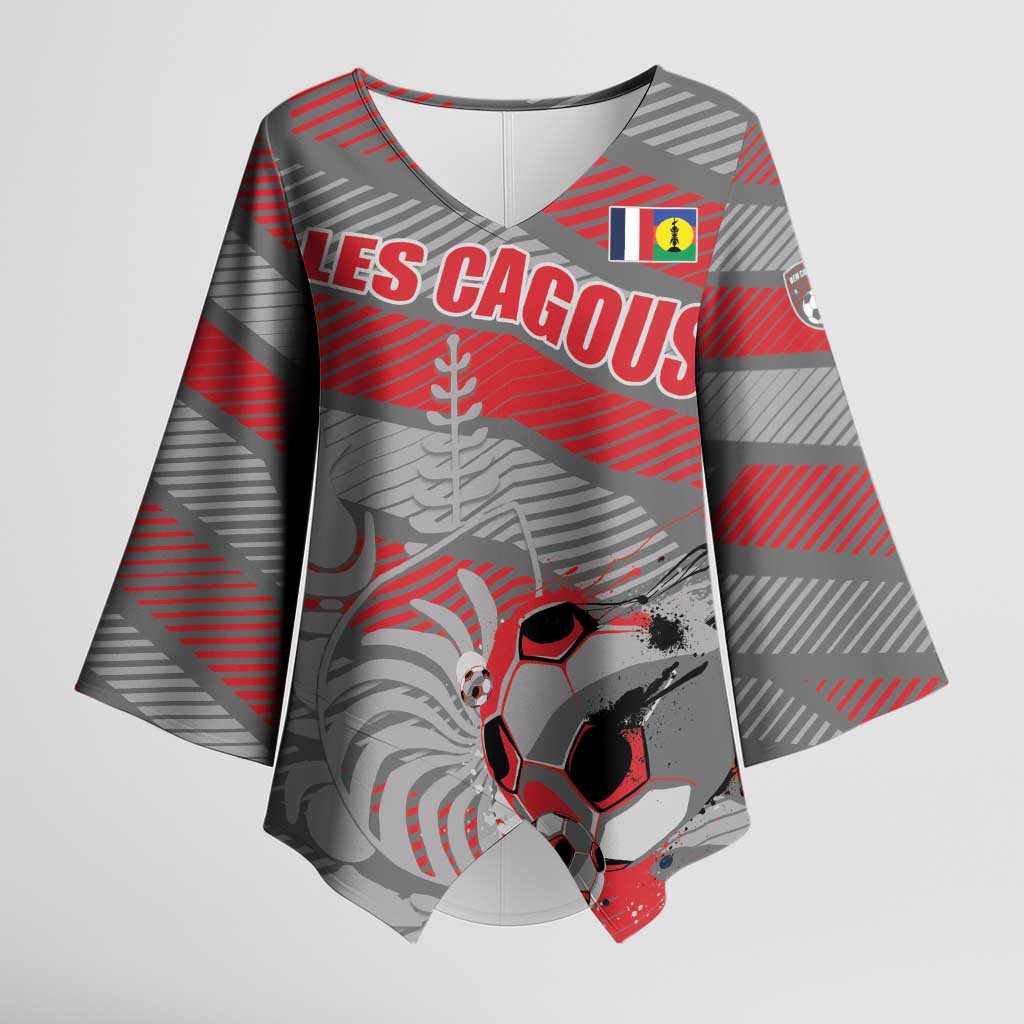 Custom Football 2026 New Caledonia Kimono Sleeve Blouse Kagus Come On