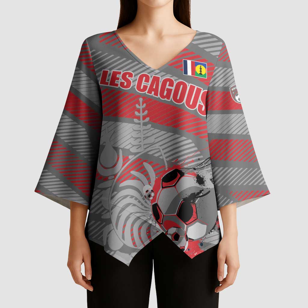 Custom Football 2026 New Caledonia Kimono Sleeve Blouse Kagus Come On