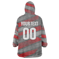 Custom Football 2026 New Caledonia Wearable Blanket Hoodie Kagus Come On LT01 - Polynesian Pride