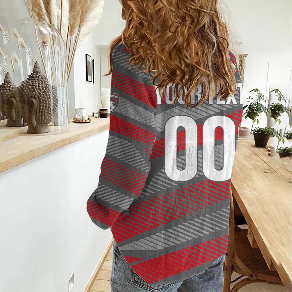 Custom Football 2026 New Caledonia Women Casual Shirt Kagus Come On LT01 - Polynesian Pride