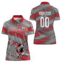Custom Football 2026 New Caledonia Women Polo Shirt Kagus Come On LT01 - Polynesian Pride