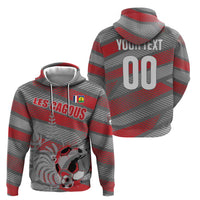 Custom Football 2026 New Caledonia Zip Hoodie Kagus Come On