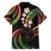 Hawaii Map Kanaka Maoli Family Matching Puletasi and Hawaiian Shirt Fantastic Frangipani Reggae