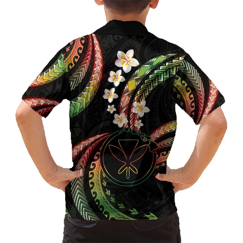 Hawaii Map Kanaka Maoli Hawaiian Shirt Fantastic Frangipani Reggae