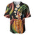 Hawaii King Kamehameha Baseball Jersey Fantastic Plumeria Reggae