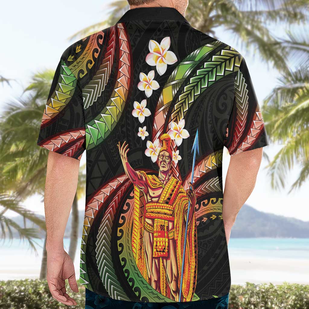 Hawaii King Kamehameha Hawaiian Shirt Fantastic Plumeria Reggae