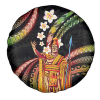Hawaii King Kamehameha Spare Tire Cover Fantastic Plumeria Reggae