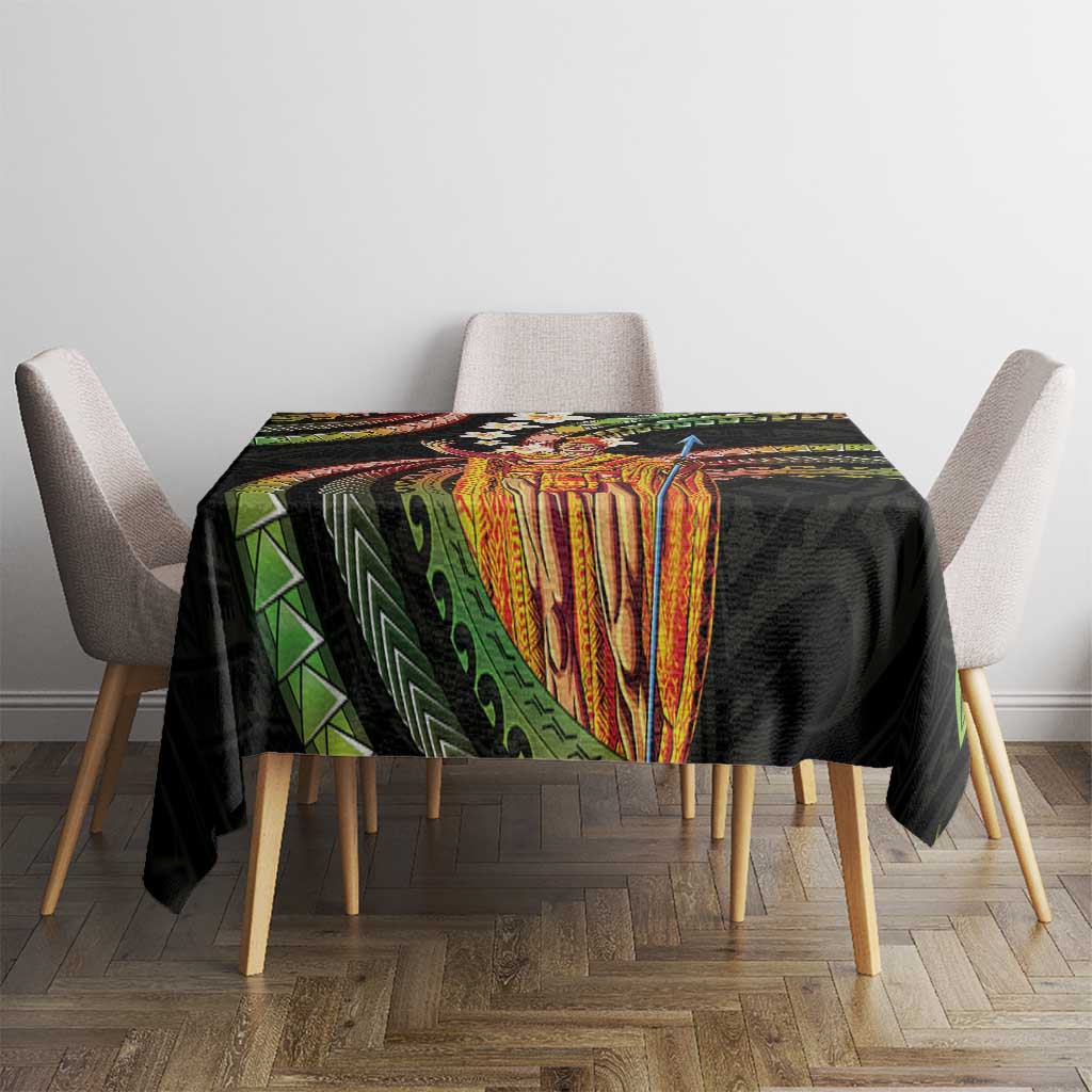 Hawaii King Kamehameha Tablecloth Fantastic Plumeria Reggae