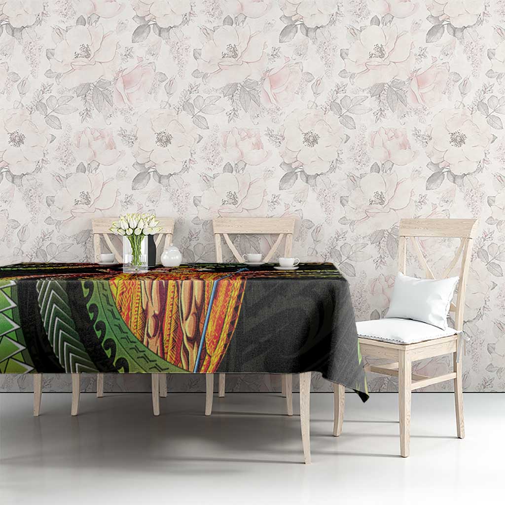 Hawaii King Kamehameha Tablecloth Fantastic Plumeria Reggae