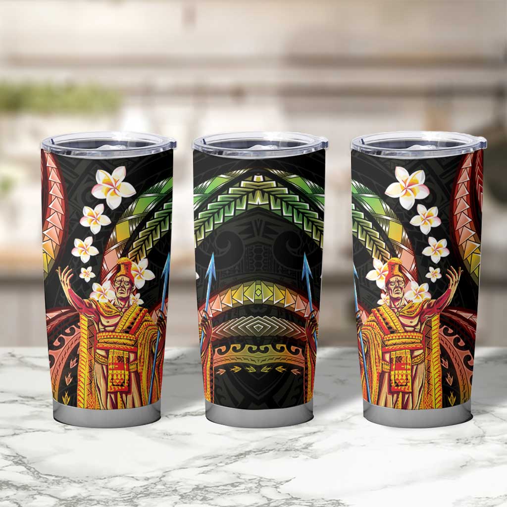 Hawaii King Kamehameha Tumbler Cup Fantastic Plumeria Reggae