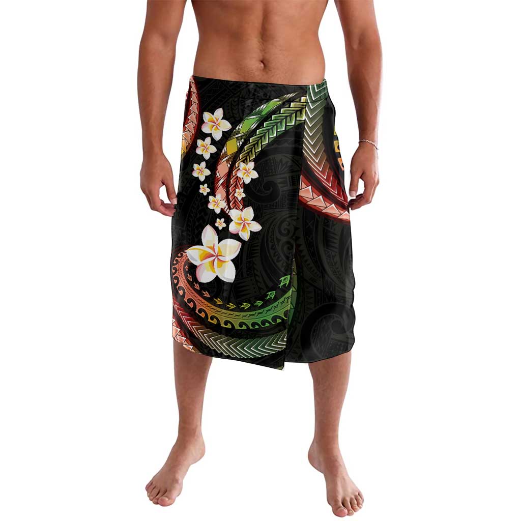 Hawaii Plumeria Reggae Lavalava Polynesian Pattern
