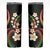 Hawaii Plumeria Reggae Skinny Tumbler Polynesian Pattern