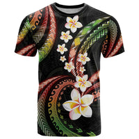 Hawaii Plumeria Reggae T Shirt Polynesian Pattern