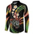 Hawaii Shaka Sign Button Sweatshirt Fantastic Frangipani Reggae