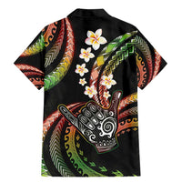 Hawaii Shaka Sign Family Matching Mermaid Dress and Hawaiian Shirt Fantastic Frangipani Reggae