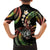 Hawaii Shaka Sign Family Matching Off The Shoulder Long Sleeve Dress and Hawaiian Shirt Fantastic Frangipani Reggae