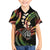 Hawaii Shaka Sign Family Matching Off The Shoulder Long Sleeve Dress and Hawaiian Shirt Fantastic Frangipani Reggae