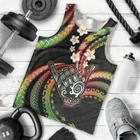 Hawaii Shaka Sign Men Tank Top Fantastic Frangipani Reggae