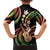 Hawaiian Ukulele Family Matching Off The Shoulder Long Sleeve Dress and Hawaiian Shirt Jawaiian Fantastic Plumeria