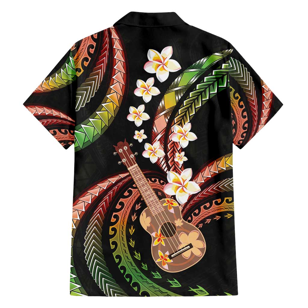 Hawaiian Ukulele Family Matching Puletasi and Hawaiian Shirt Jawaiian Fantastic Plumeria LT01 - Polynesian Pride