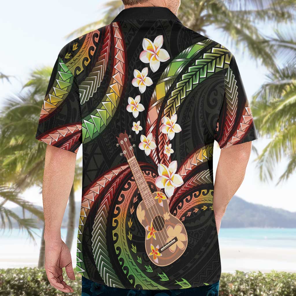 Hawaiian Ukulele Hawaiian Shirt Jawaiian Fantastic Plumeria