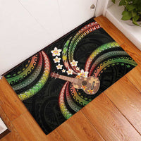Hawaiian Ukulele Rubber Doormat Jawaiian Fantastic Plumeria LT01 - Polynesian Pride