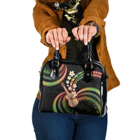 Hawaiian Ukulele Shoulder Handbag Jawaiian Fantastic Plumeria